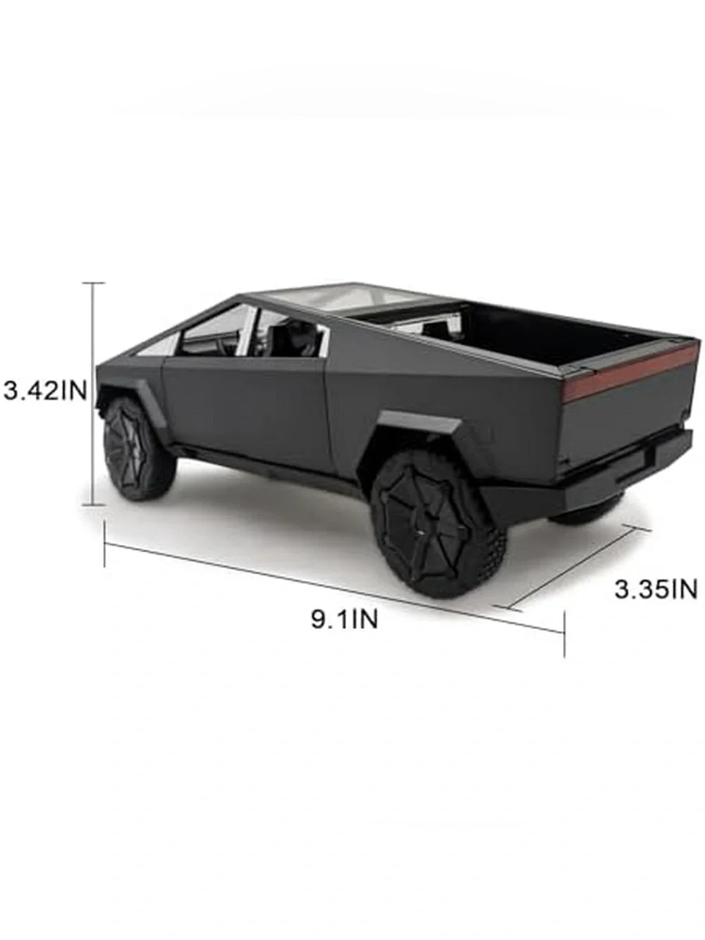 NEW Cybertruck Model: 1/24 Diecast Metal Toy Truck with Lights and Sounds